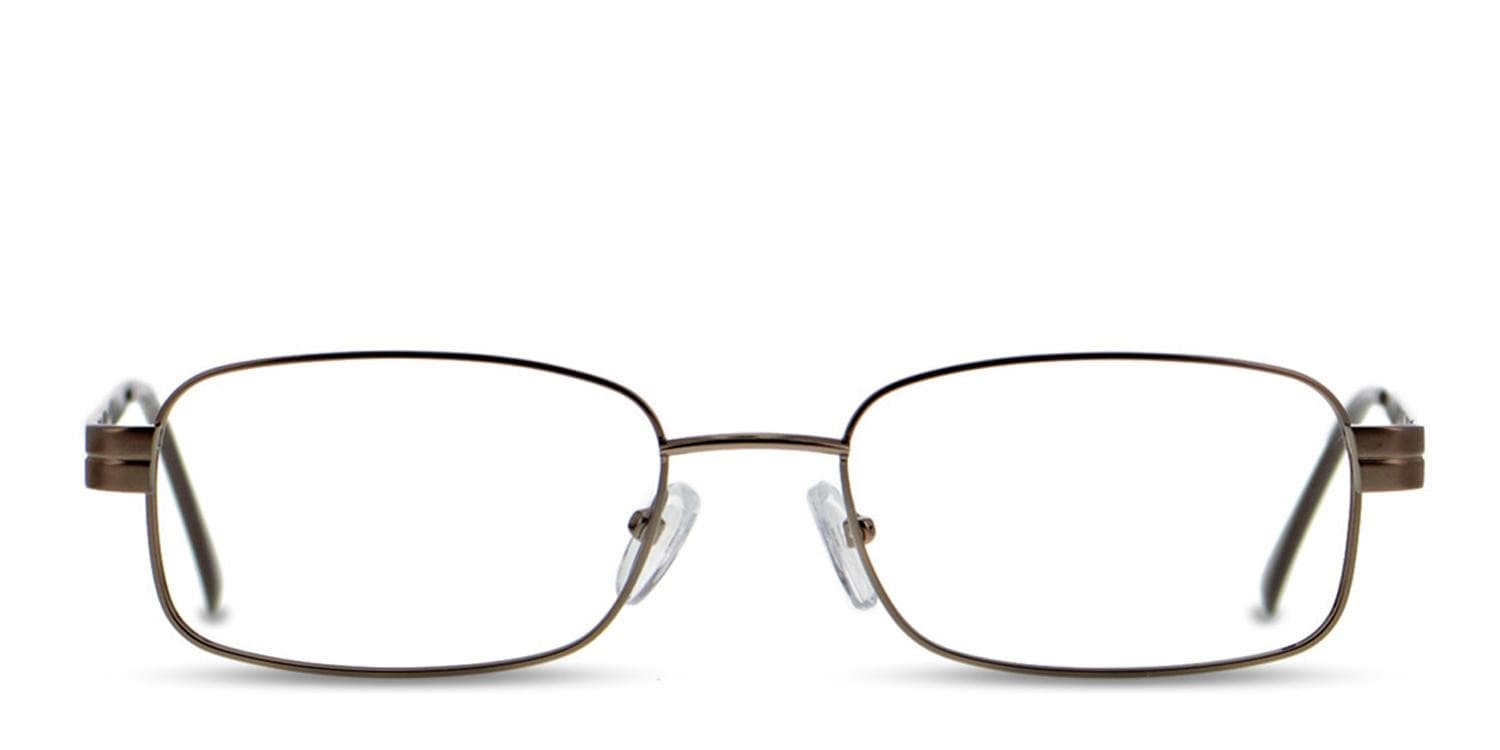 Intrepid Brown glasses - Brown - Frontal View