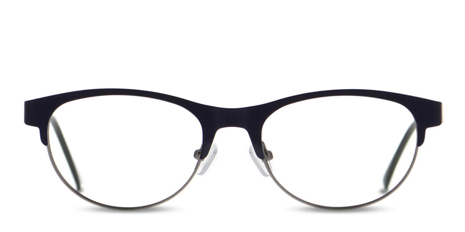 Shaye Blue/Gunmetal glasses - Blue / Gunmetal - Frontal View
