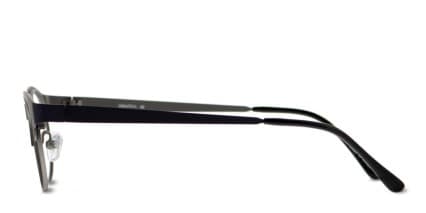 Shaye Blue/Gunmetal glasses - Blue / Gunmetal - Side View