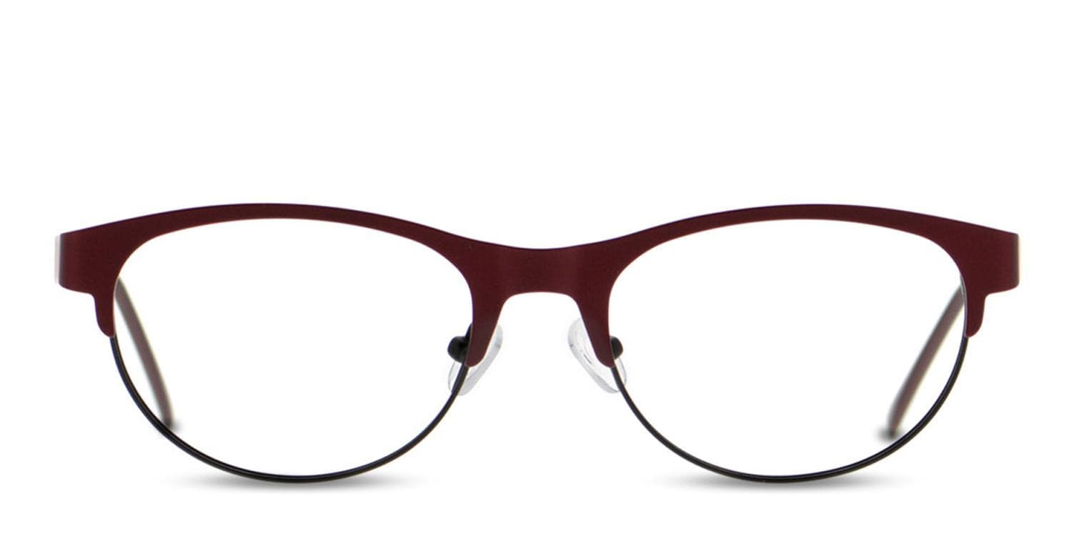 Shaye Red/Black glasses - Black / Red - Frontal View