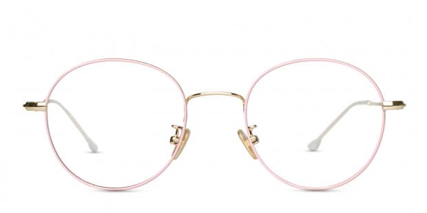 Ottoto Allium Pink w/Gold Prescription Eyeglasses
