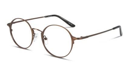 Santana Brown glasses - Brown - Angle View