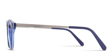 Revel Lambert Navy Blue glasses - Blue - Side View
