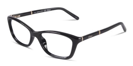 Chloe CE2639 Black glasses - Shiny Black - Angle View