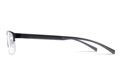 Revel Owl Black glasses - Black - Side View