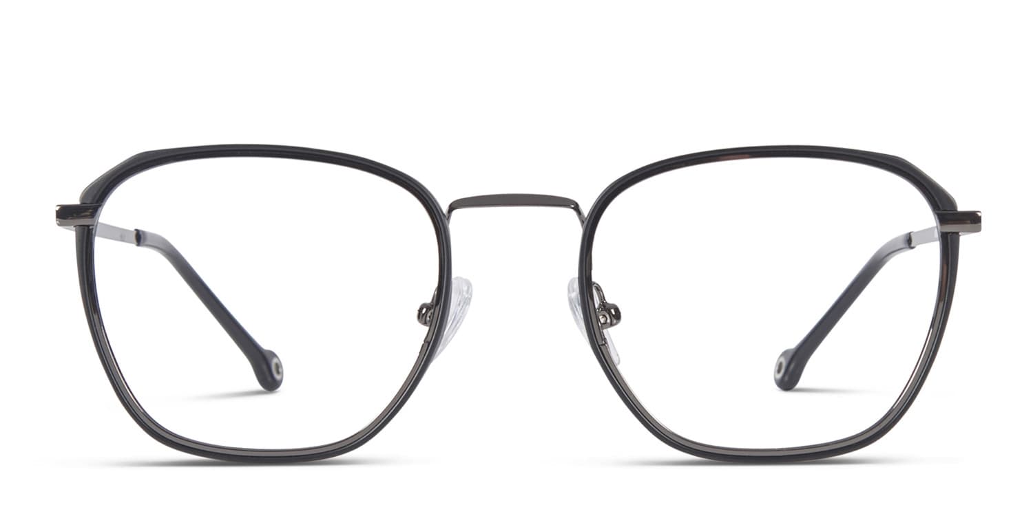 Ottoto Petrelli Black w/Gunmetal glasses - Black / Gunmetal - Frontal View
