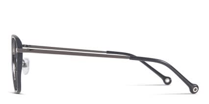 Ottoto Petrelli Black w/Gunmetal glasses - Black / Gunmetal - Side View