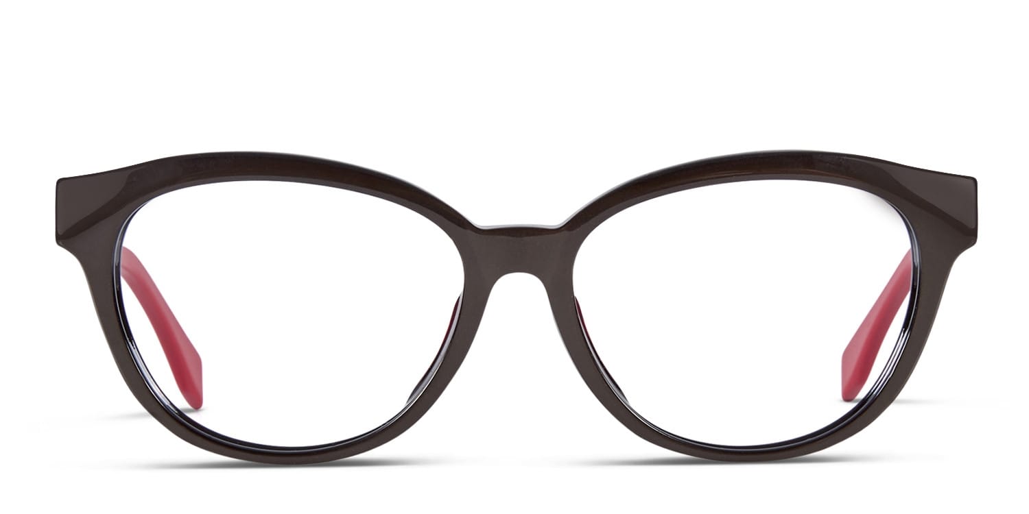 Fendi FF0044/F Brown w/Red glasses - Brown / Red - Frontal View