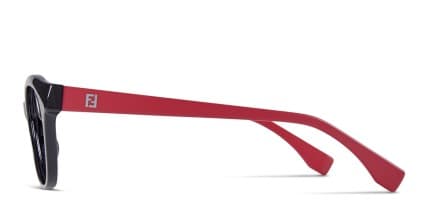 Fendi FF0044/F Brown w/Red glasses - Brown / Red - Side View