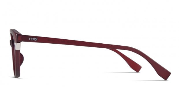 FENDI メガネフレーム レディース ワインレッド Fendi F942 Wine/Red Prescription Eyeglasses