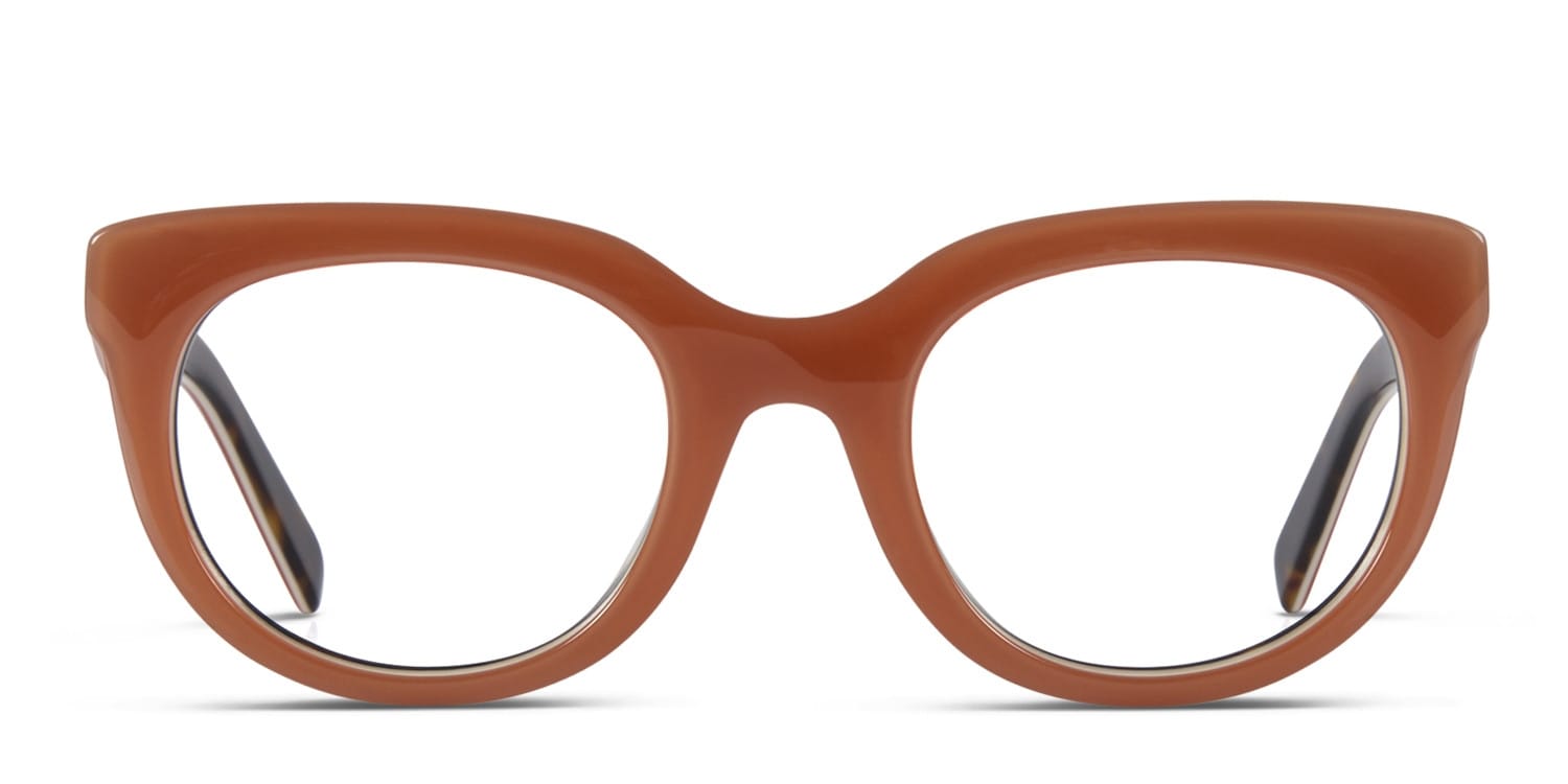Celine CL41389/F Beige w/Tortoise glasses - Tortoise / Beige - Frontal View