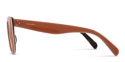 Celine CL41389/F Beige w/Tortoise glasses - Tortoise / Beige - Side View