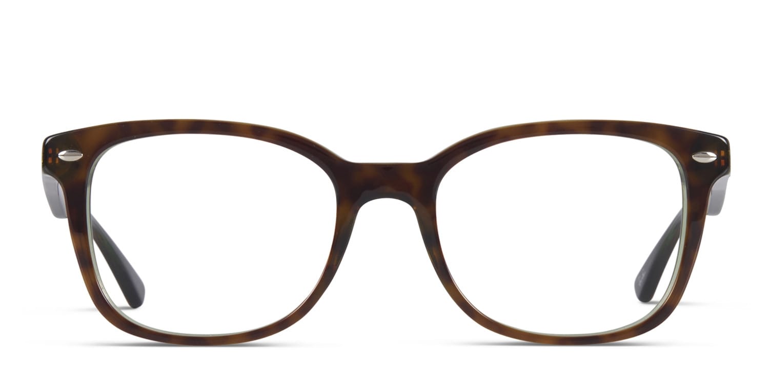 Ray-Ban RX5285 Tortoise/Green Eyeglasses | Includes FREE Rx Lenses