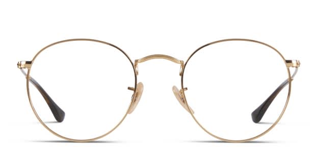 Ray-Ban RX3447V Round Metal Gold