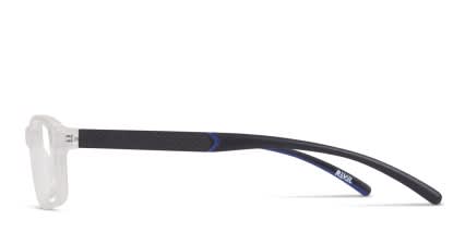 Revel Bonham Clear w/Black glasses - Black / Clear - Side View