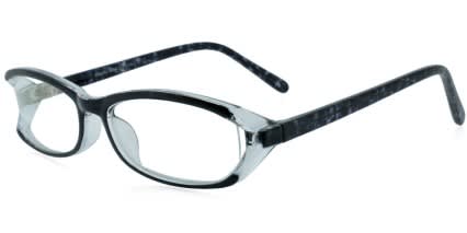 Reece Jakob 6026 Black w/Clear NA glasses - Black - Angle View