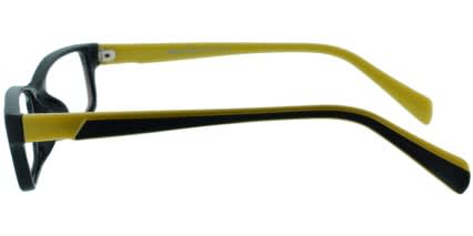 Reece Jakob 6027 Black w/Yellow NA glasses - Black - Side View