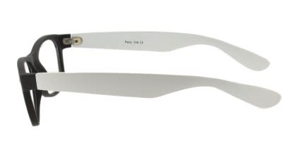 Reece Jakob 6038 Black w/White NA glasses - Black - Side View