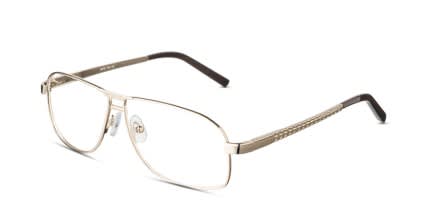 Party Line 6063 Gold glasses - Gold - Angle View