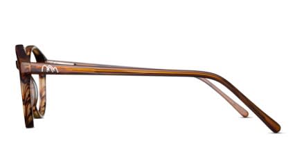 Michelle Moretti 503 Brown NA glasses - Brown - Side View