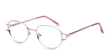 Marcy Pink glasses - Pink - Angle View