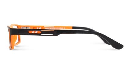 Charlie Black w/Orange glasses - Black / Orange - Side View