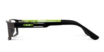 Charlie Gray w/Green glasses - Gray / Green - Side View