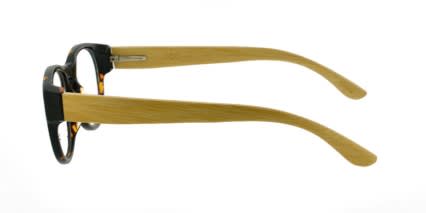 See-Line 1004 Tortoise w/Wood NA glasses - Tortoise - Side View