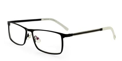 Imperial DJ5015 Black w/White NA glasses - Black - Angle View
