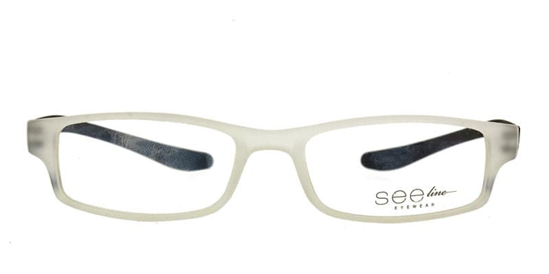 See-Line R330 White w/Black NA glasses - White - Frontal View