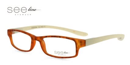 See-Line R330 Tortoise w/White NA glasses - Tortoise - Angle View