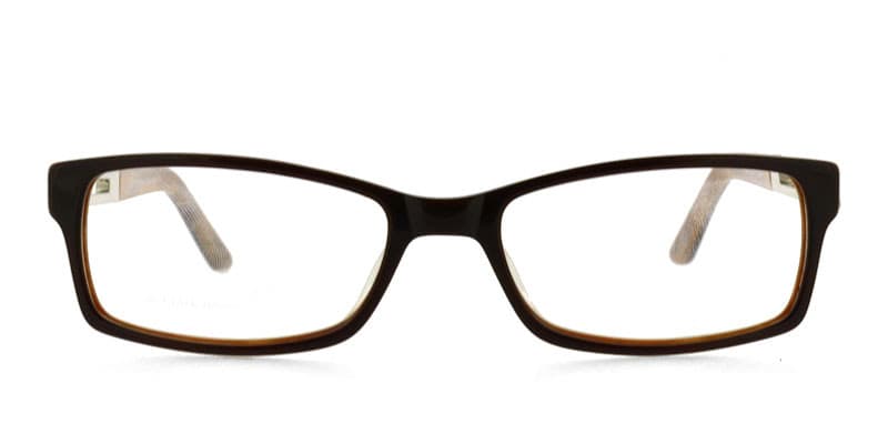 One 1893 Brown glasses - Brown - Frontal View