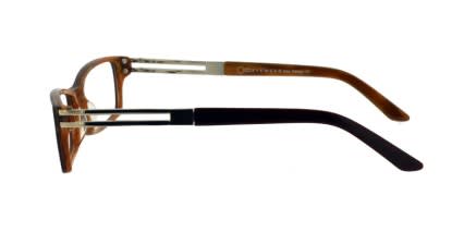 One 1893 Brown glasses - Brown - Side View