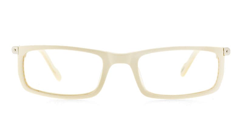 One AW7006 White glasses - White - Frontal View
