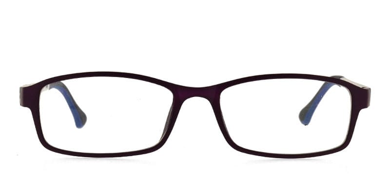 ULTEM F9001 Purple w/Black/White NA glasses - Purple - Frontal View