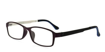 ULTEM F9001 Purple w/Black/White NA glasses - Purple - Angle View