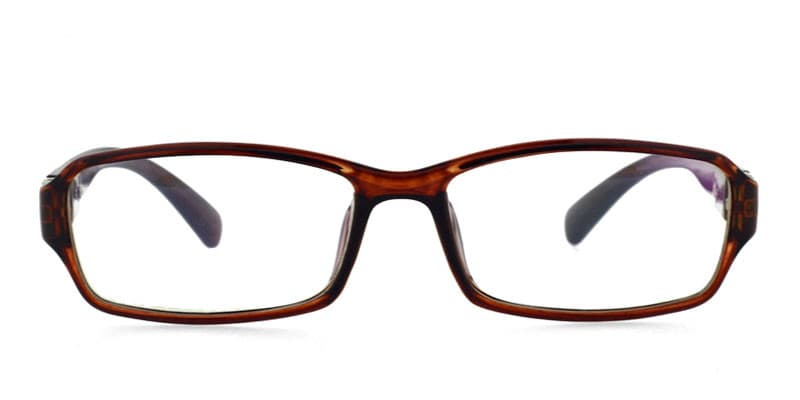Sharp 3656 Brown NA glasses - Brown - Frontal View
