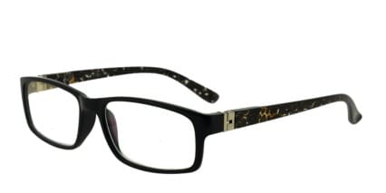 Sharp 3653 Black w/Marble NA glasses - Black - Angle View