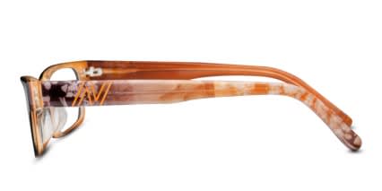 Estlyn 8494 Black w/Brown NA glasses - Brown - Side View