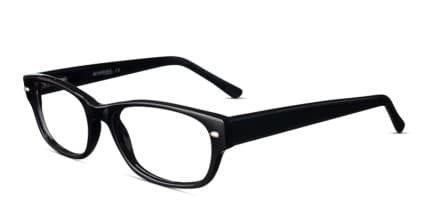 Carmen Black glasses - Black - Angle View