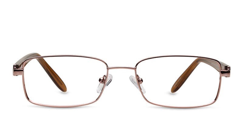 Barnes Bronze glasses - Bronze - Frontal View