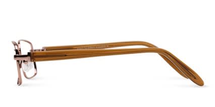 Barnes Bronze glasses - Bronze - Side View