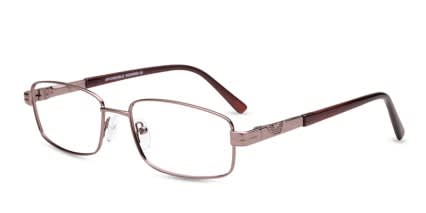 Reporter Brown glasses - Brown - Angle View