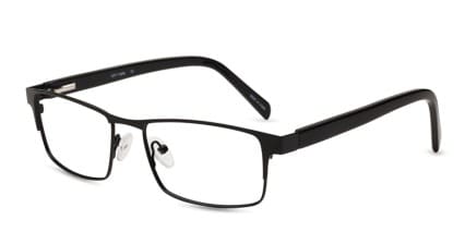 Francis Black glasses - Black - Angle View