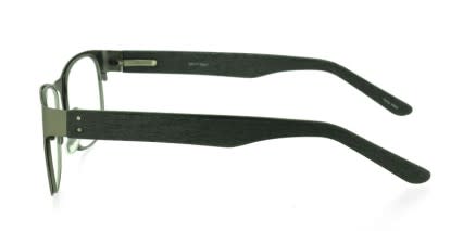 Ginsberg Gunmetal glasses - Gunmetal - Side View