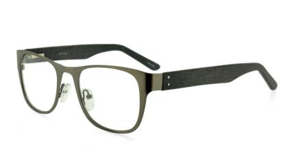 Ginsberg Gunmetal glasses - Gunmetal - Angle View