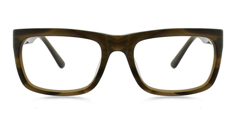 Hudson Gray glasses - Green - Frontal View