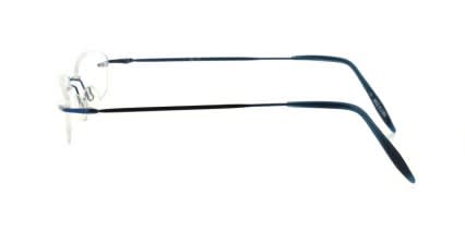 Georgia Steel Blue glasses - Blue - Side View