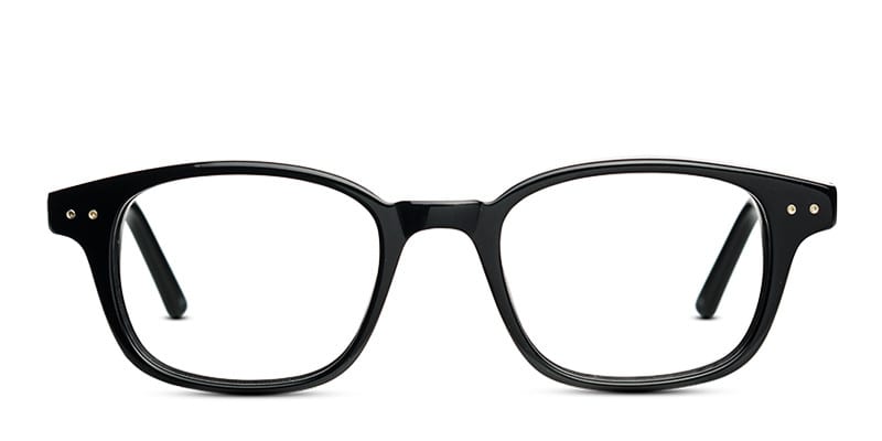 Allen Black glasses - Black - Frontal View