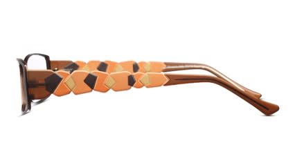 Atwood Brown glasses - Brown - Side View